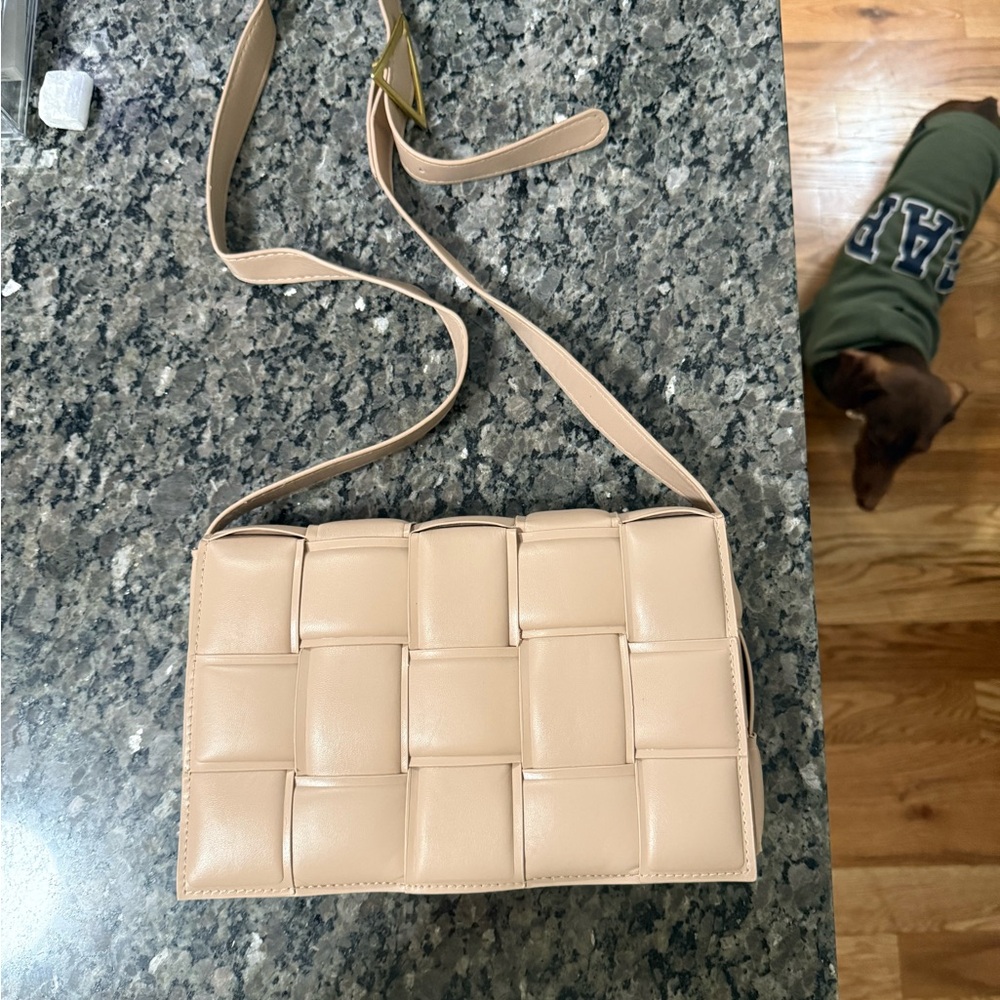Tan Woven Bag